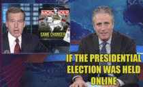 if the election was held online then