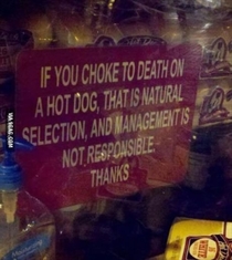If you choke to death on a hot dog