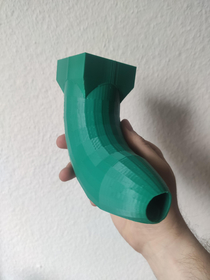 If you ever wondered why architects construct things that look like a D and dont notice - I present to you my D-printed vacuum hose adapter which I thought was absolutely well designed until my GF started laughing