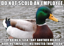 If youre a manager this should be common sense when dealing with your own employees