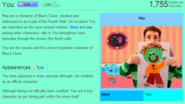 If youre ever feeling down about yourself check out the Blues Clues wiki