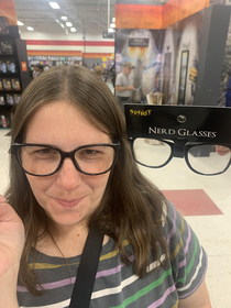 Ill call your Vintage Nerd Glasses and raise you my wifes modern Nerd Glasses