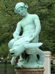 Ill see Popsie Doodles statue and raise you this A statue of a boy fucking a turtle