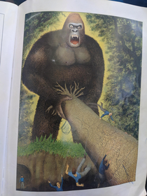 Illustration in a King Kong book at my local library