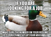 Im constantly surprised by how many candidates I cant reach Seems like this should be common sense mallard