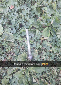 Im going to venture a guess that it isnt quite a miniature bong