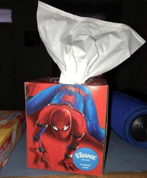 Im no expert but Kleenex might want to rethink their box design