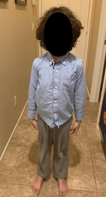 Im not sure we are going to be able to transition away from virtual school My son who dresses himself has assimilated and has fully adopted the zoom uniform Professional on top comfortable on the bottom He calls jeans leg prison now