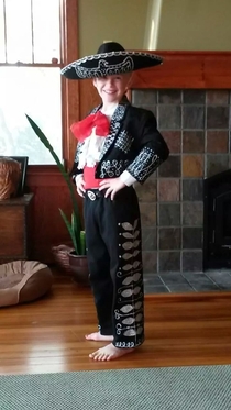 Im proud of my sons lesser known costume He wanted to be Dusty Bottoms from the Three Amigos