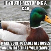 Im  restoring a car and I learned this the hard way