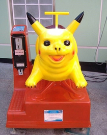 Im uncomfortable definitely wont ride on pikachu
