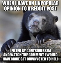 In a strange way Reddit is a bit of popularity contest