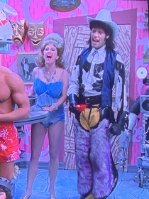 In case you forgot that Lawrence fishburn played a jerry curled cowboy on peewees playhouse Your welcome