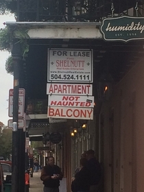 In New Orleans these signs are necessary