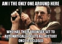 In reference to everybody talking about people seeing their browser history