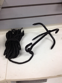 In regards to the drunken grappling hook christmas gift post i work at a military gear store which has an Amazon store online we have one less grappling hook than we did