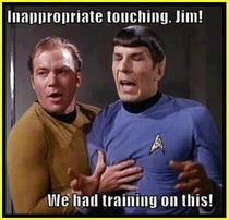 Inappropriate touching Jim