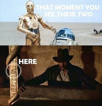 Indiana Jones is simply what Han Solo dreamt up while frozen in carbonite