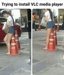 Installing VLC media player be like