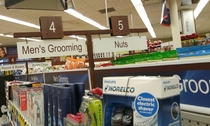 Interesting aisle placement