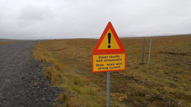 Interesting Sign in Iceland