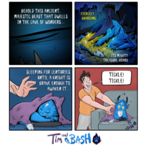 INTRODUCING our NEW comic - TIM AND BASH 