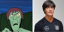 Is it just me or does Germanys coach look like the creeper from scooby doo