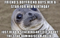 It probably cost him  bucks and she was so happy