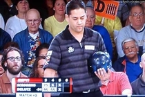 It takes a lot of balls to come to a professional bowling match and root for the pins
