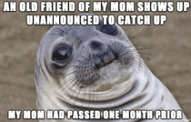 It was uncomfortable as hell but I mostly felt sorry for the poor lady