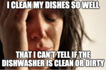 Its a perpetual issue since my dishwasher has no indicator