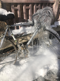 Its an ice day for a bike ride