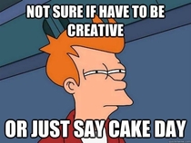 Its my first cake day and Im not sure if
