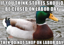 Its such a shame that you have to labor on labor day