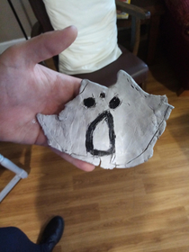 Ive taken up art amp crafts What do you think of my ghost