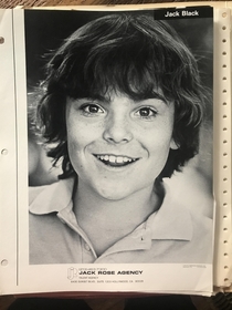 Jack Black as a young lad