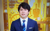 Japanese news show with interesting background