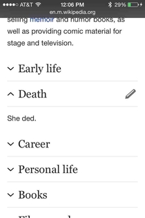 Joan Rivers Wikipedia Page Has Quite The Insight Into Her Death