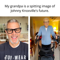 Johnny Knoxville in  years
