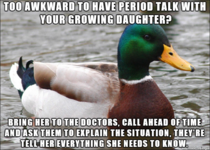 Just a little tip to all of you single-fathers with young daughters