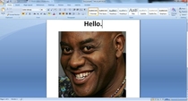 Just found out that my neighbor has a wireless printer and I printed this document on it