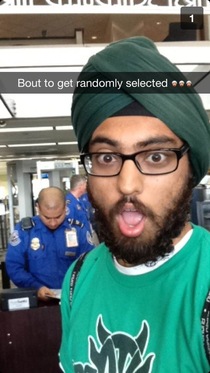 Just got this Snapchat from my Sikh friend