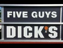 Just put up the sign for the new Dicksnailed it