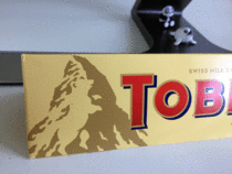 Just realised Toblerone put a hidden bear in their logo