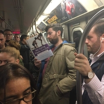 just some casual NYC Subway reading