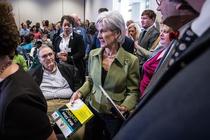 Kathleen Sebelius was given a complimentary book today