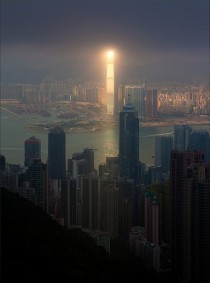 Kneel before the dark lord Sauron of Hong Kong