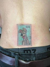 Lady and the tramp stamp