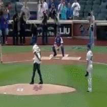 Lance Stephenson screws up  Cents first pitch