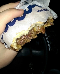 Late night burger run Id like to pretend that this didnt just happen
